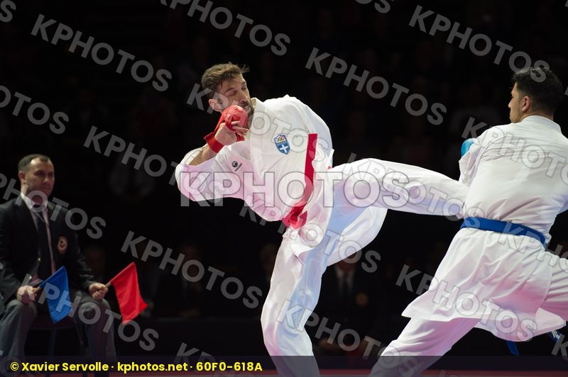 84+ Kg Bendiab Salim france Greece kumite Male margaritopoulos s