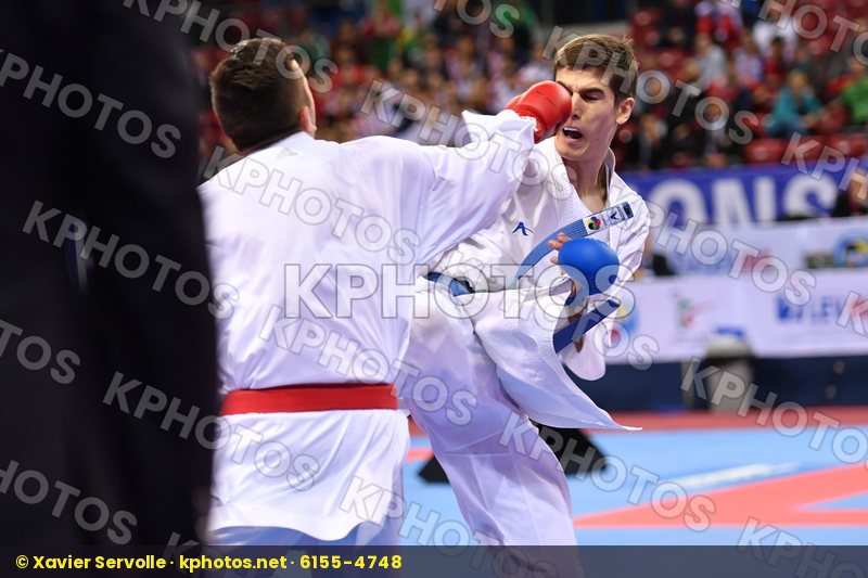 Croatia Da costa Jessie France Garibovic Enes U21 kumite male -8