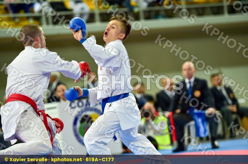 -68 Kg Erdos Martin Hodzic Mario Hungary Junior Kumite Kwon Male