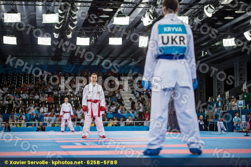 -50 kg day1 France Kryva Kateryna kumite qualification Recchia A