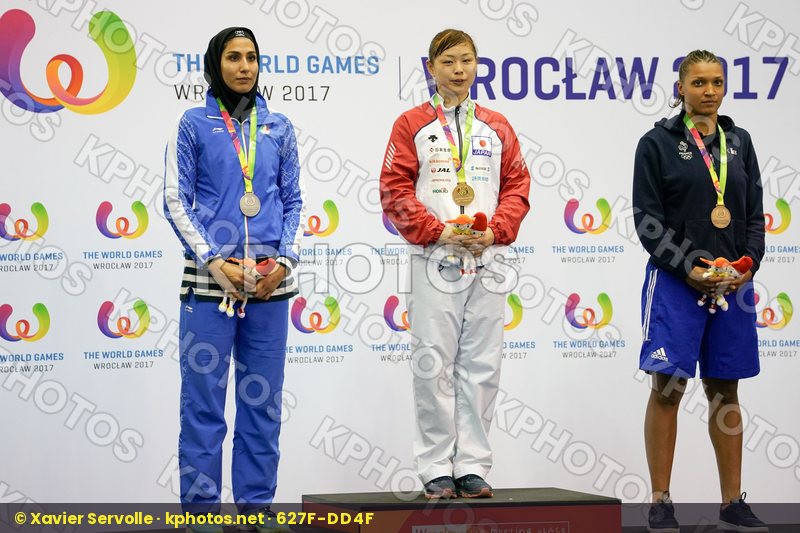 Abbasali Hamideh Female Kumite +68kg Florentin Anne Laure France Iran Islamic Republic of Japan Uekusa Ayumi