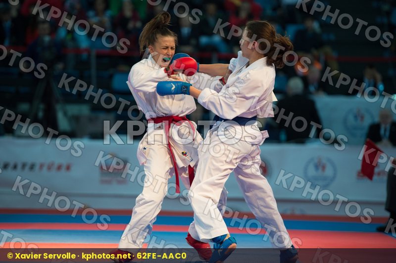 -55 kg Arandjelovic Branka bronze match female finals kumite Lux