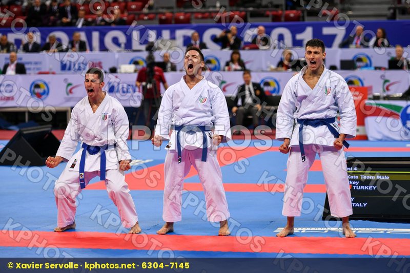 Gankaku Italy U21 kata team male