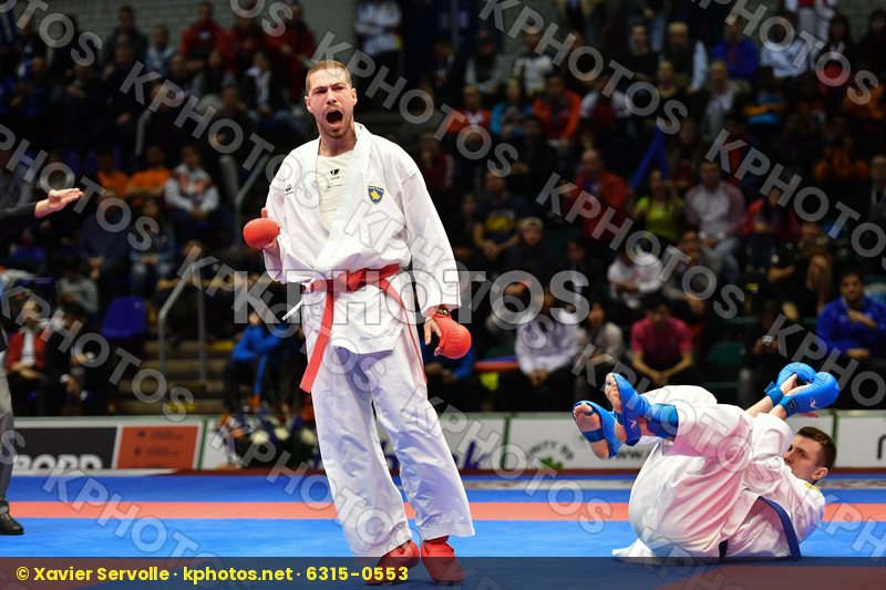 Chobotar Valerii Hungary Karaqi Alvin Kosovo Male kumite -84 kg