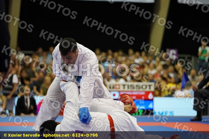 Ganjzadeh Sajad Gold match Iran Islamic Republic of Japan Kagawa Hideyoshi Male Kumite +84kg