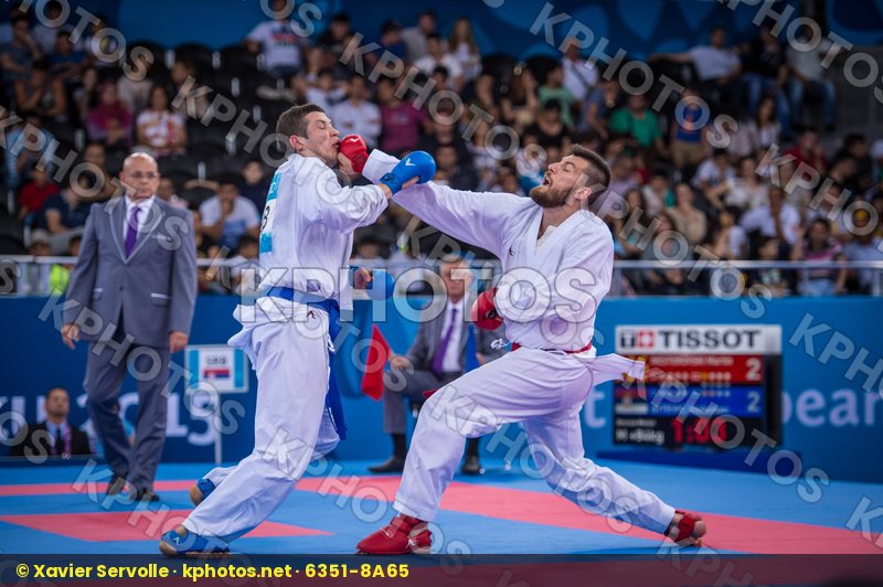 +84 kg Bitevic Slobodan bronze Fyr Of Macedonia kumite Nestorovs