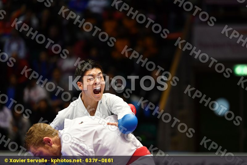 Belgium Dasoul Michael Japan Male kumite -60 kg Sago Naoto