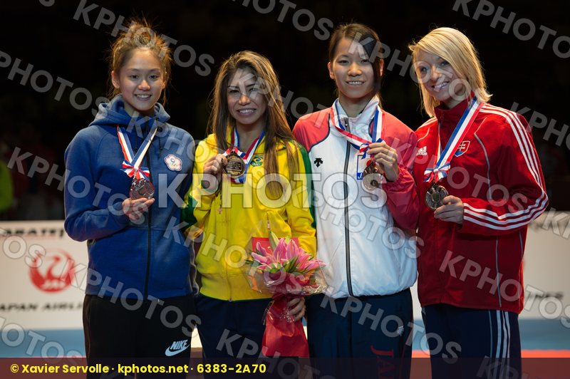 -55 kg Brazil Chinese Taipei Japan Kumizaki Valeria podiums Sema