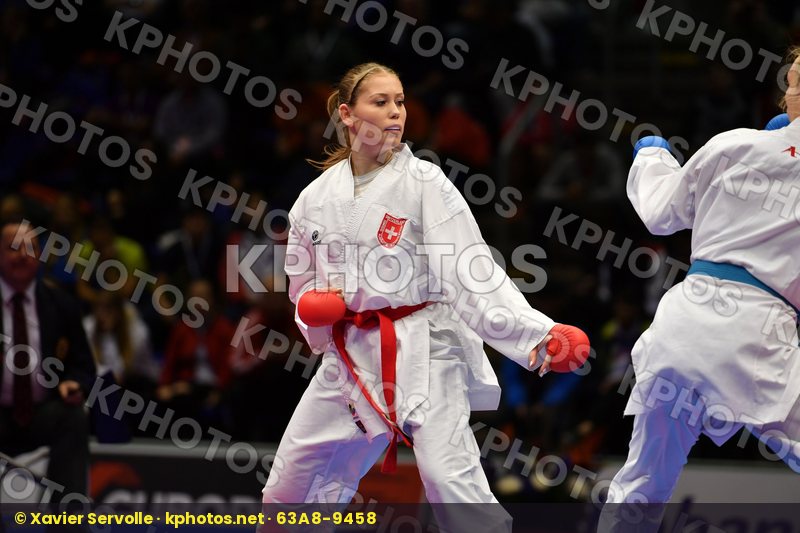 Bruederlin Ramona Chatziliadou Eleni Female kumite 68+ kg German