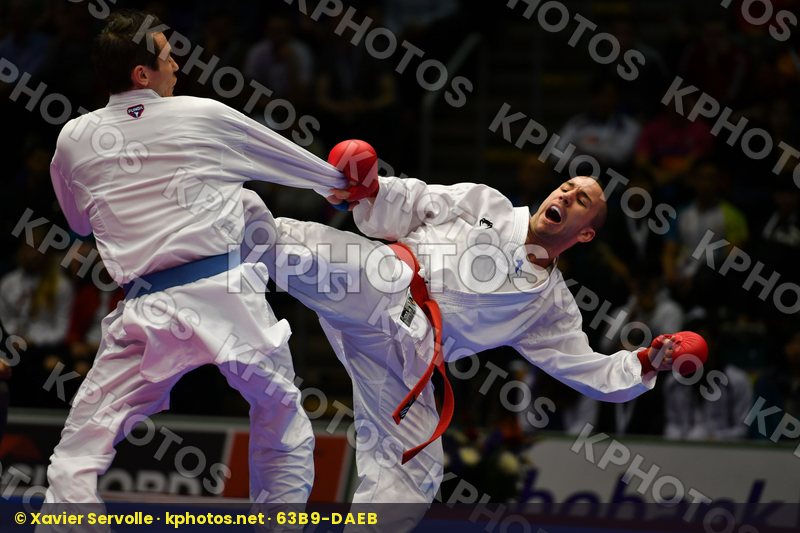 Costa Logan France Male kumite -75 kg Scott Thomas United states
