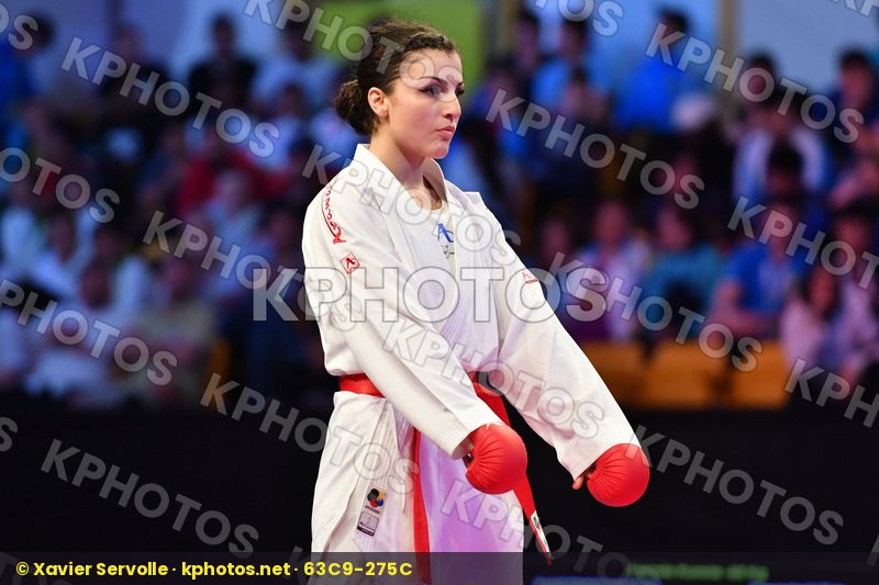 England Female kumite -68 kg Greece Karwacinski Kate Panetsidou