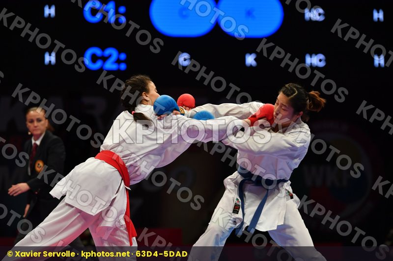 China Errabi Fatima zahra Female kumite -68 kg Morocco Tang Ling