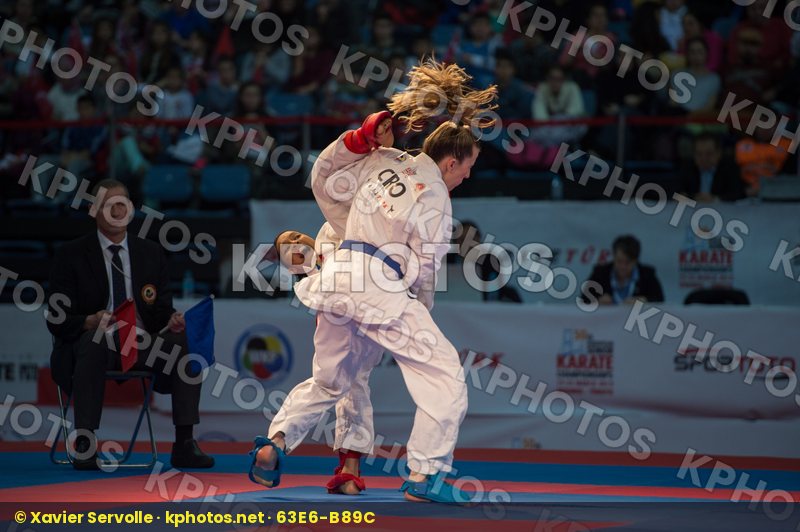 -61 kg Croatia finals France Ignace Lucie kumite Lenard Ana