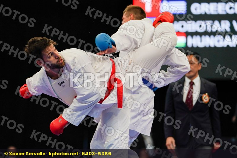 Chobotar Valerii Greece Hungary Male kumite -84 kg Tzanos Georgi