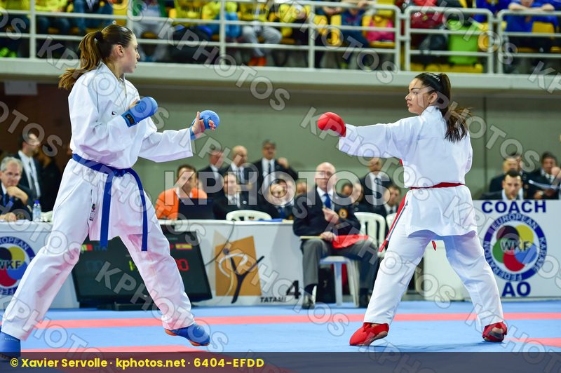 +68 Kg DaeDo Female Ferracuti Clio Italy Kumite Spain Torres Gar