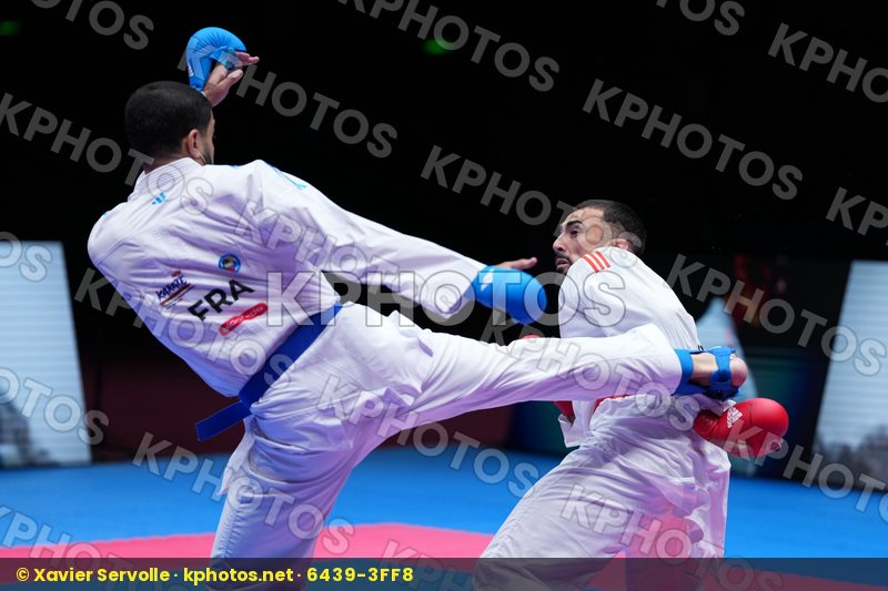 KVESIC ANDJELO (CROATIA) vs FILALI MEHDI (FRANCE) in Male Kumite 84+ Kg - Final Bout