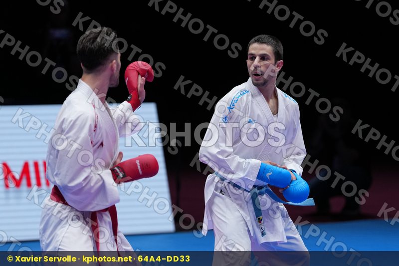 OZER OMER_ABDURRAHIM (TURKIYE) vs OGANNISIAN IURIK (EKF-1) in Male Kumite -67 Kg - Final Bout