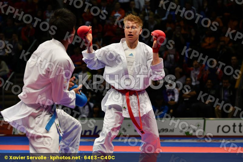 Araga Ryutaro Japan Male kumite -84 kg Netherlands Smaal Rene