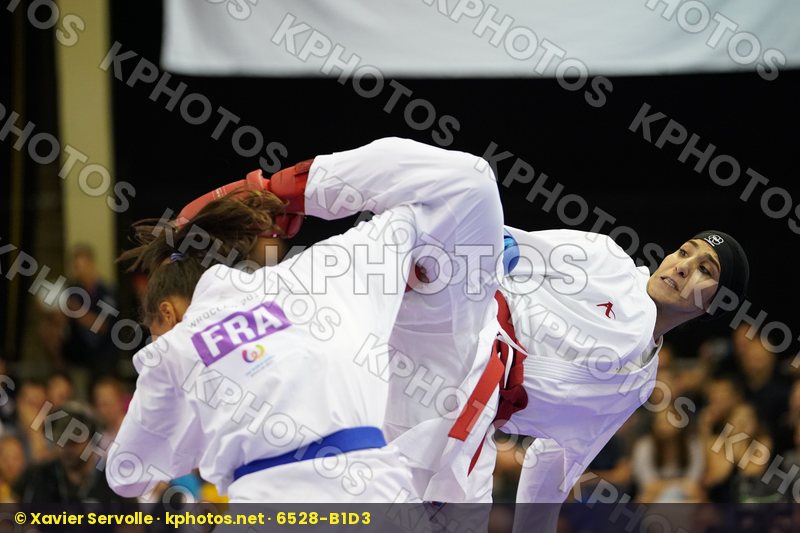 Abbasali Hamideh Female Kumite +68kg Florentin Anne Laure France Iran Islamic Republic of