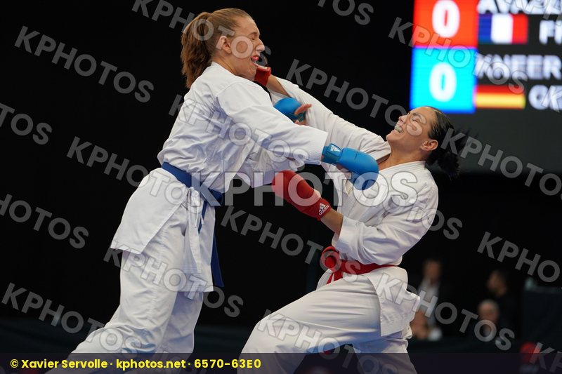 Avazeri Lea Female kumite -68 kg France Germany Kneer Johanna