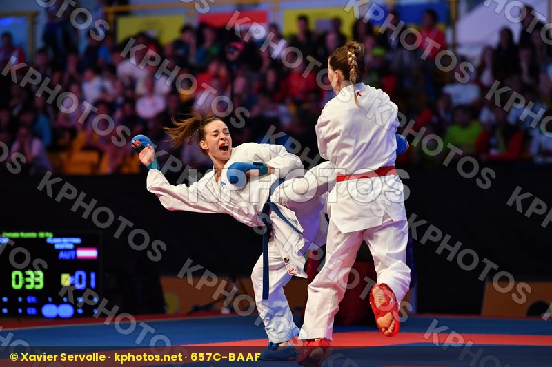 Austria Female kumite -50 kg < LRBarcodes Ozcelik Serap Plank Be