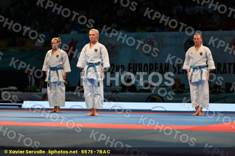 Female team kata Gankaku Germany Germany Germany