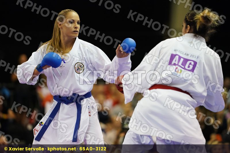 Algeria Austria Buchinger Alisa Female Kumite -68kg Gold match Matoub Lamya