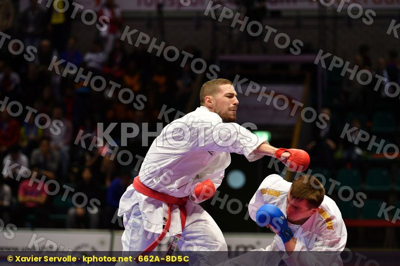 Chobotar Valerii Hungary Karaqi Alvin Kosovo Male kumite -84 kg