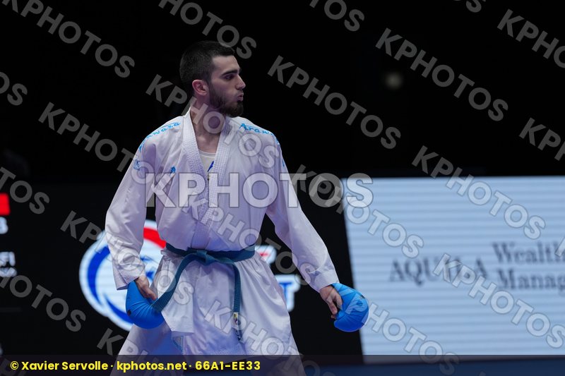 ARIFI ORGES (ALBANIA) vs AKHMEDOV AKHMED (EKF-1) in Male Kumite -60 Kg - Final Bout