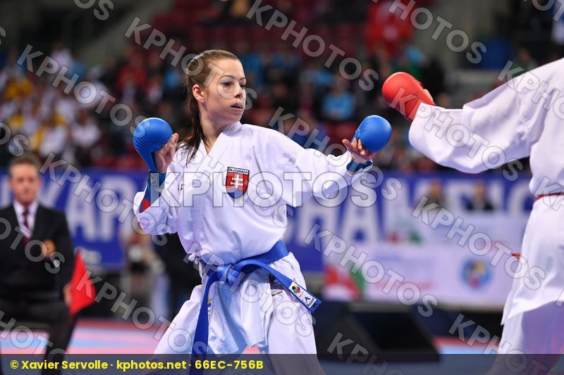 Junior kumite female -48 kg Slovakia Turkey Veisova Dominika Yem