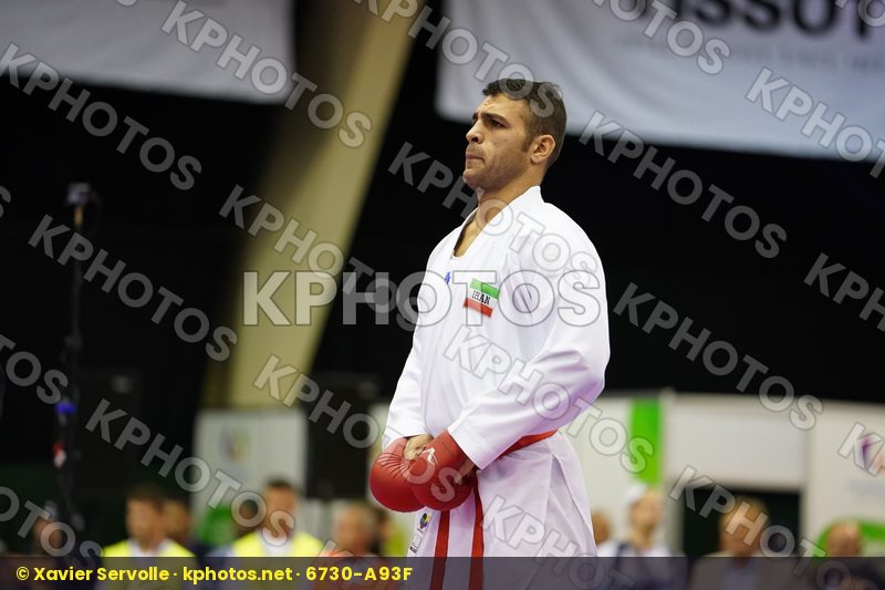 Araga Ryutaro Gold match Iran Islamic Republic of Japan Male Kumite -84kg Poorshab Zabiollah