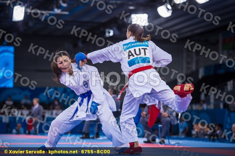 -68 kg Austria Buchinger Alisa day2 Greece kumite Panetsidou Vas