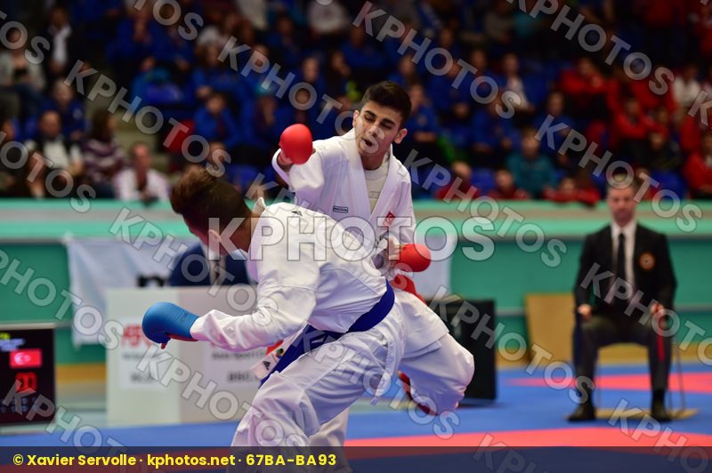 -55kg Arawaza finals france junior kumite male Mardhi Ilyes Samd