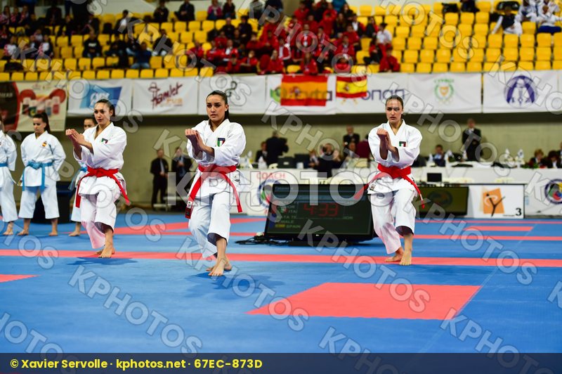 Cadets et Juniors Female Italy Kata Shureido team