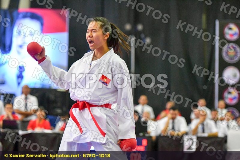Japan Moriguchi Ayami Nguyen Thi Ngoan U21 Kumite Female -61 Kg