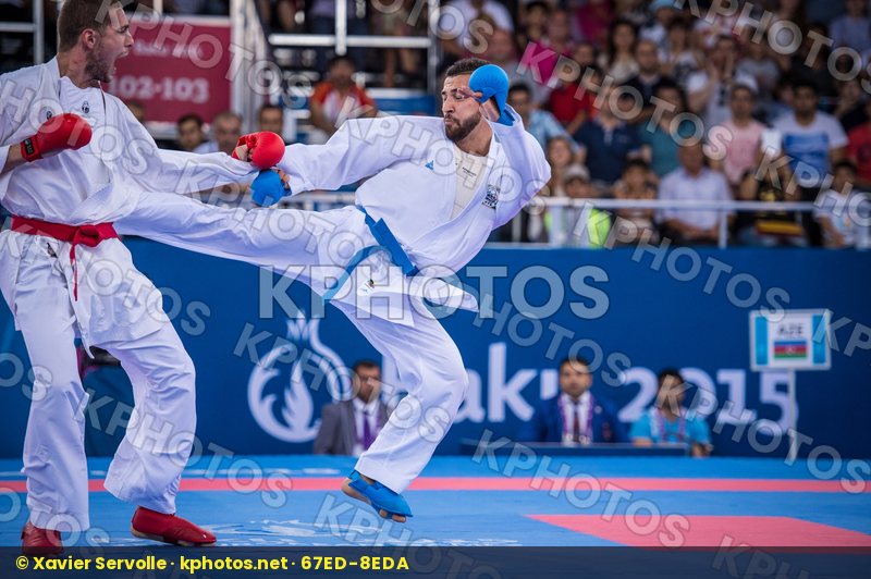 -84 kg Azerbaijan day2 Karaqi Alvin Kosovo kumite Mamayev Aykhan