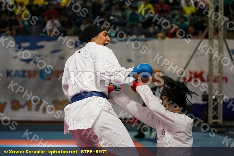 Chinese Taipei Female team kumite Iran  islamic republic of