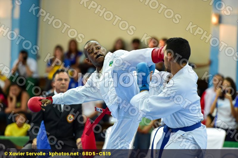 -75 Kg Brazil final kumite Male Nicastro Ochoa Alexander Rafael