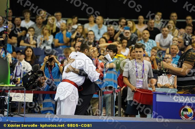 Araga Ryutaro Gold match Iran Islamic Republic of Japan Male Kumite -84kg Poorshab Zabiollah
