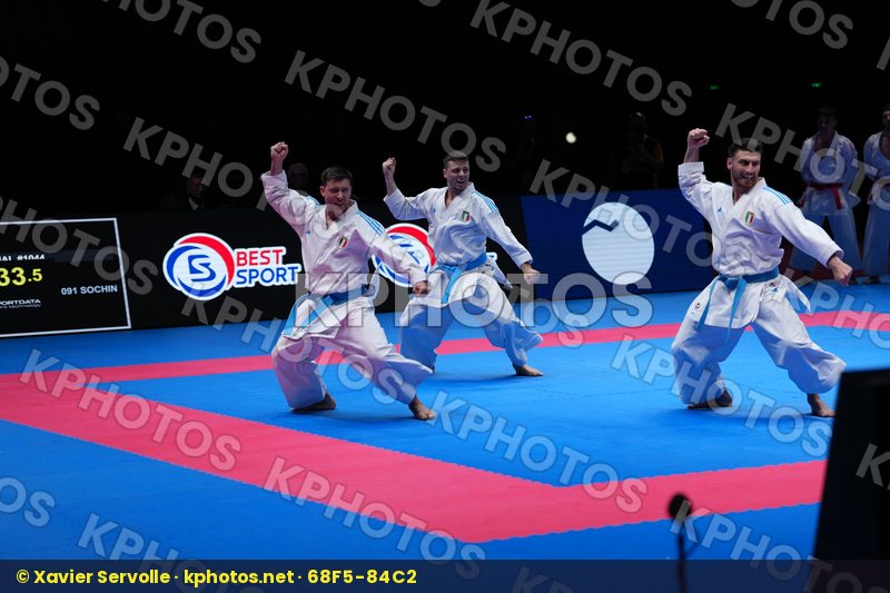 ITALY in Team Male Kata - Final Bout
