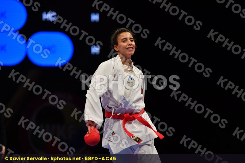 China Errabi Fatima zahra Female kumite -68 kg Morocco Tang Ling