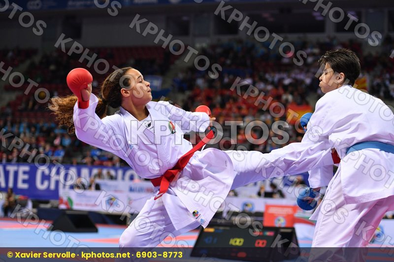 Caceres quinonero Marina Junior kumite female -59 kg Lelis Maria