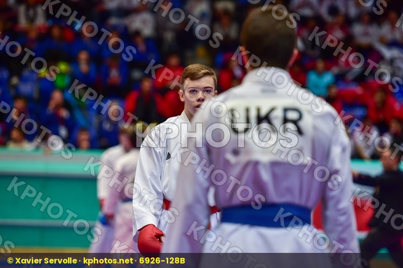 -68 Kg france junior Kamenyev Glib kumite male Reboulleau Clemen