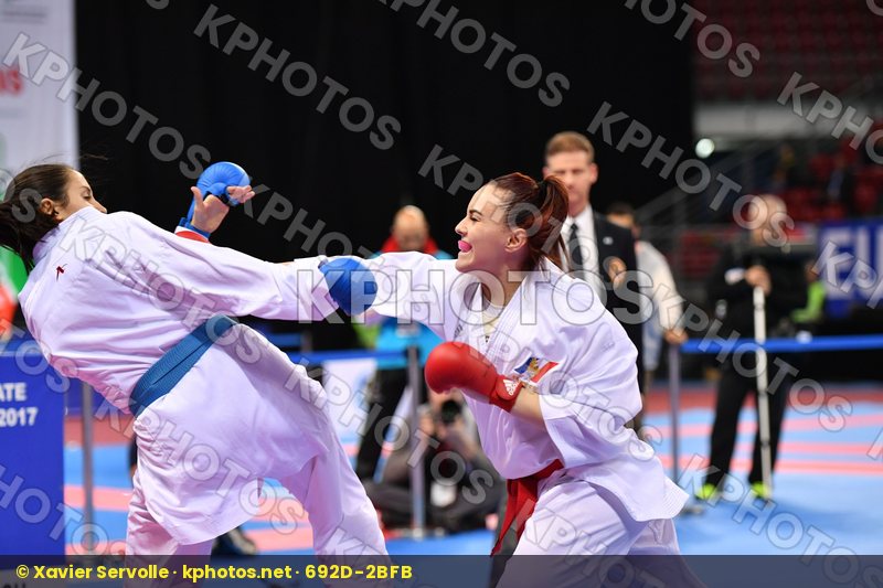 Avazeri Lea France Portugal Ribeiro Flavia U21 kumite female -68