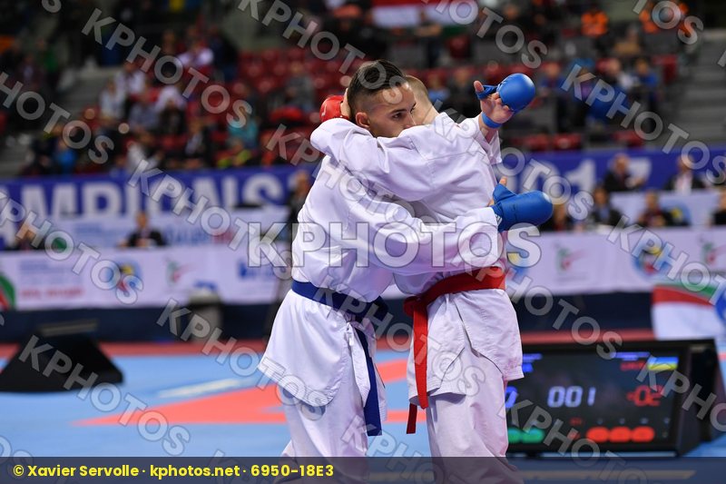 Dacosta Steven France Ryaboshapko Kyrylo U21 kumite male -67 kg