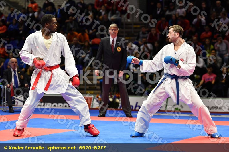Arkania Gogita Diop Ablaye France Georgia Male kumite 84+ kg