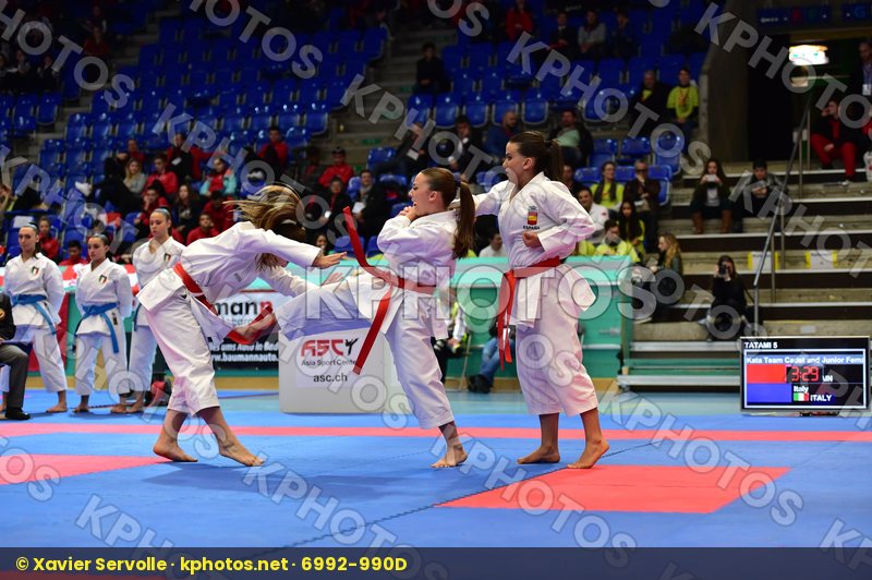 Arawaza bunkai cadet female finals junior kata spain team