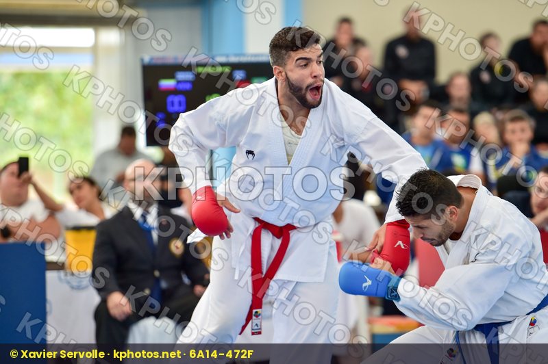 Brasil final kumite Male team Venezuela