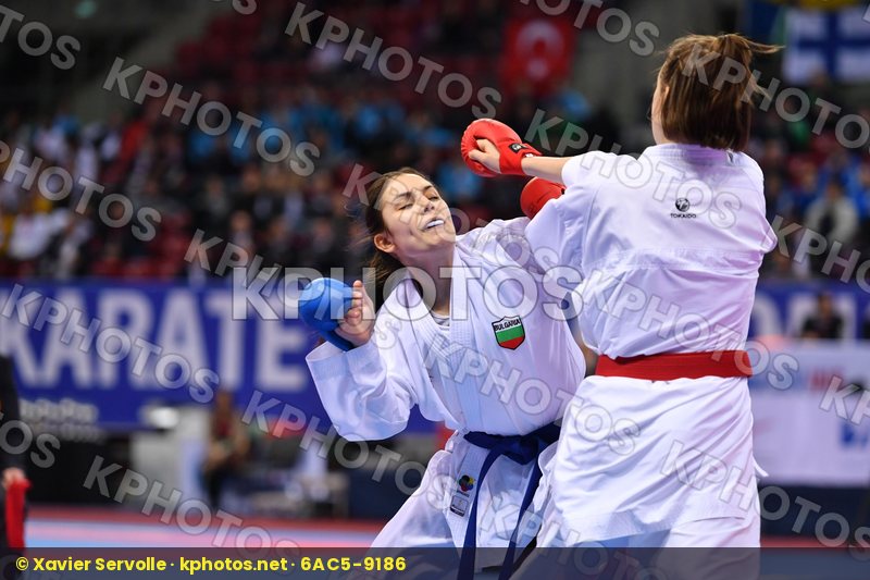 Bulgaria Goranova Ivet Hirt Silvia Junior kumite female -53 kg S