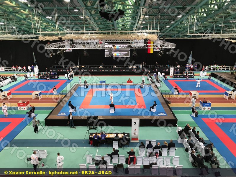Photo taken during elimination days of the 2017 Karate 1 Premier